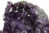 Free-Standing, Amethyst Geode Section - Large Crystals #171956-2